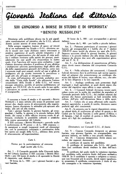 Insegnare bollettino quindicinale dell'Ente nazionale dell'insegnamento medio