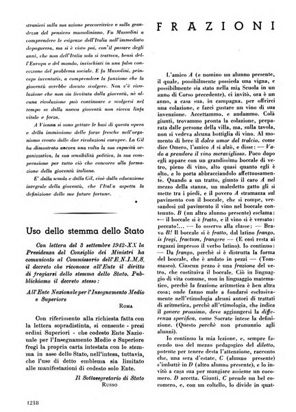 Insegnare bollettino quindicinale dell'Ente nazionale dell'insegnamento medio