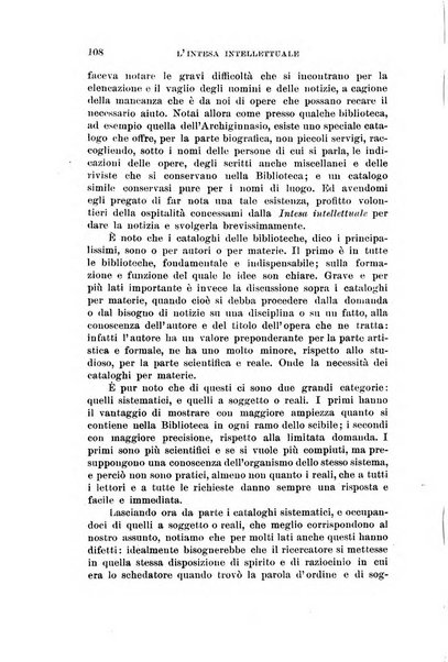 L'intesa intellettuale rivista dell'associazione italiana per l'intesa intellettuale fra i paesi alleati ed amici