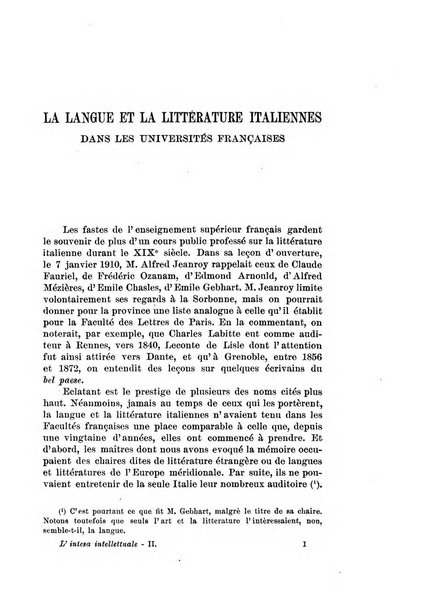 L'intesa intellettuale rivista dell'associazione italiana per l'intesa intellettuale fra i paesi alleati ed amici