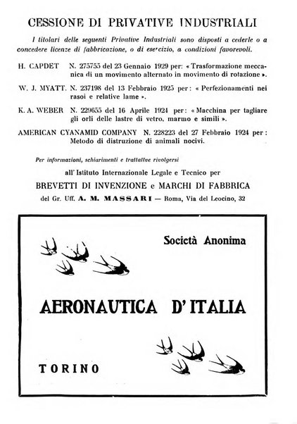 L'inventore italiano rivista mensile della Associazione nazionale fascista inventori