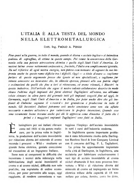 L'inventore italiano rivista mensile della Associazione nazionale fascista inventori