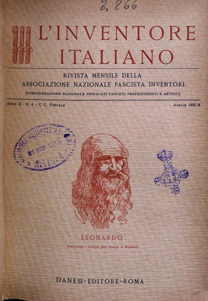 L'inventore italiano rivista mensile della Associazione nazionale fascista inventori