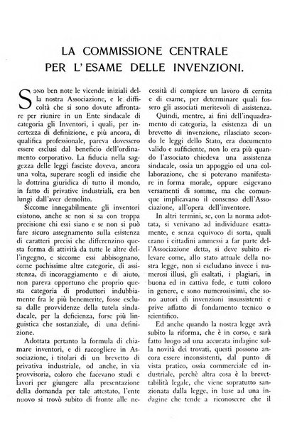 L'inventore italiano rivista mensile della Associazione nazionale fascista inventori