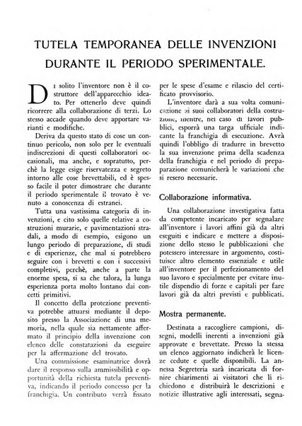 L'inventore italiano rivista mensile della Associazione nazionale fascista inventori