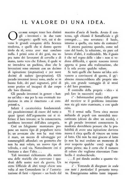 L'inventore italiano rivista mensile della Associazione nazionale fascista inventori