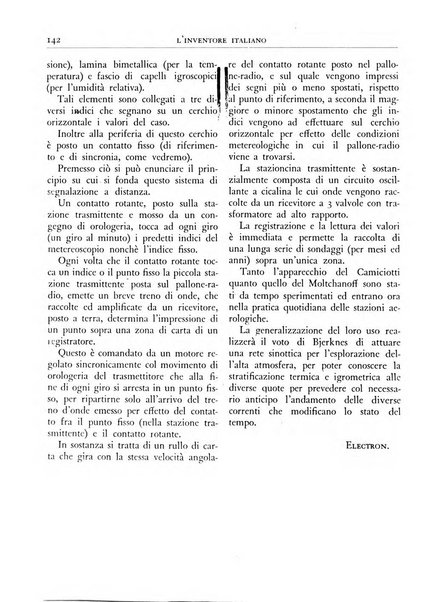 L'inventore italiano rivista mensile della Associazione nazionale fascista inventori