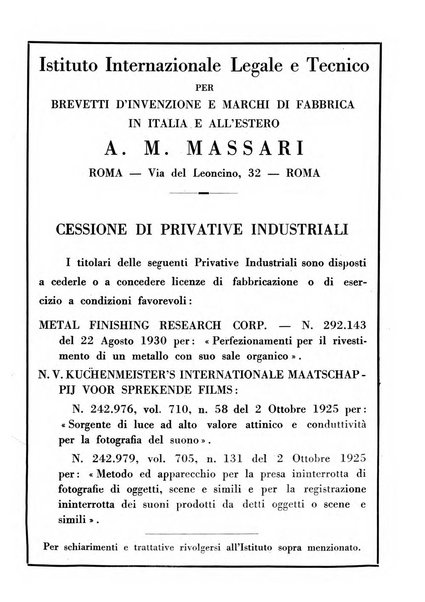 L'inventore italiano rivista mensile della Associazione nazionale fascista inventori