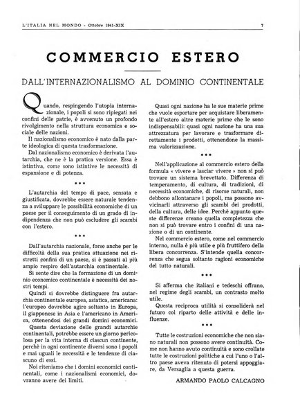 L'Italia nel mondo edizione in lingua italiana per gli scambi con l'estero