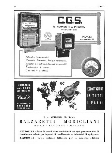 L'Italia nel mondo edizione in lingua italiana per gli scambi con l'estero