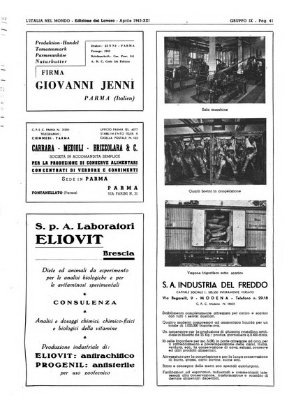 L'Italia nel mondo edizione in lingua italiana per gli scambi con l'estero