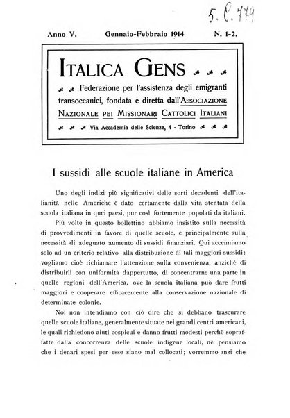 Italica gens Bollettino