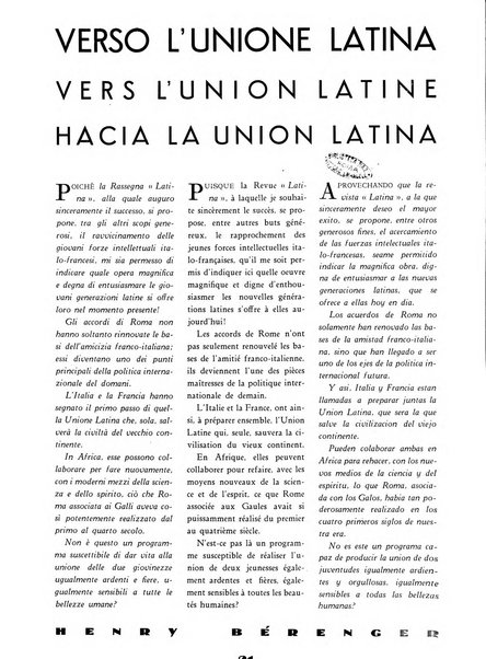 Latina rassegna mensile del mondo latino