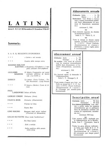 Latina rassegna mensile del mondo latino