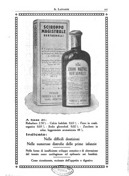 Il lattante periodico mensile di fisiopatologia, igiene e difesa sociale del bambino nel primo biennio di vita