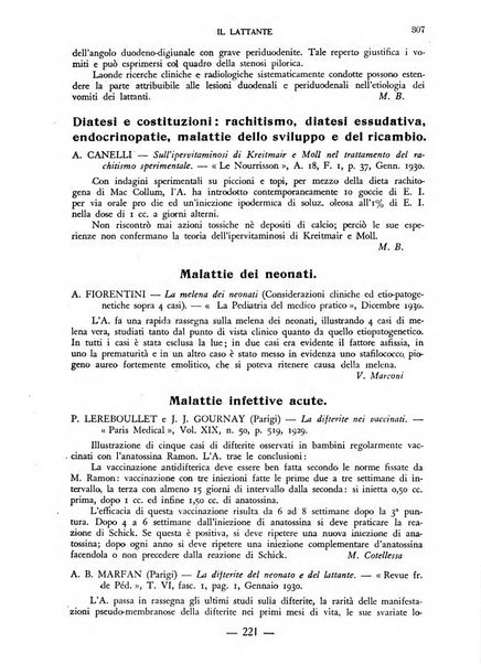 Il lattante periodico mensile di fisiopatologia, igiene e difesa sociale del bambino nel primo biennio di vita