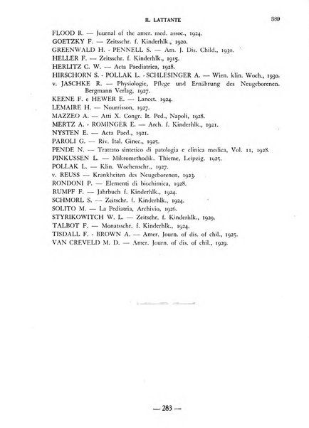 Il lattante periodico mensile di fisiopatologia, igiene e difesa sociale del bambino nel primo biennio di vita