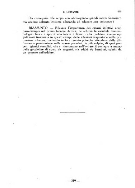 Il lattante periodico mensile di fisiopatologia, igiene e difesa sociale del bambino nel primo biennio di vita