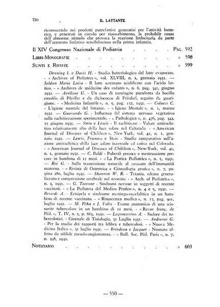 Il lattante periodico mensile di fisiopatologia, igiene e difesa sociale del bambino nel primo biennio di vita