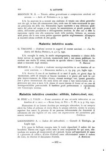 Il lattante periodico mensile di fisiopatologia, igiene e difesa sociale del bambino nel primo biennio di vita