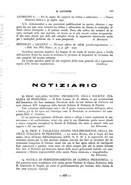 Il lattante periodico mensile di fisiopatologia, igiene e difesa sociale del bambino nel primo biennio di vita