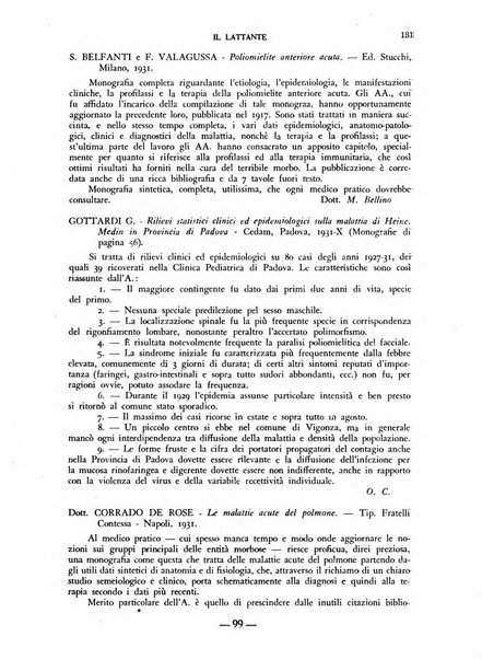 Il lattante periodico mensile di fisiopatologia, igiene e difesa sociale del bambino nel primo biennio di vita