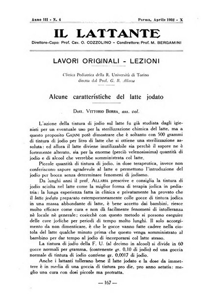 Il lattante periodico mensile di fisiopatologia, igiene e difesa sociale del bambino nel primo biennio di vita