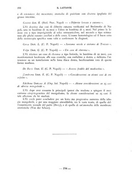 Il lattante periodico mensile di fisiopatologia, igiene e difesa sociale del bambino nel primo biennio di vita