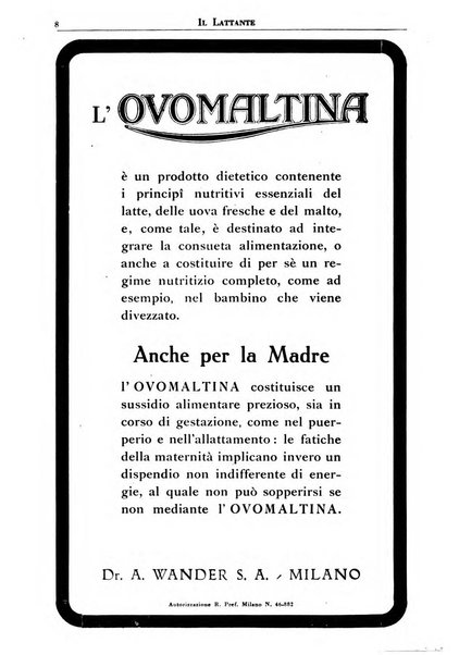 Il lattante periodico mensile di fisiopatologia, igiene e difesa sociale del bambino nel primo biennio di vita