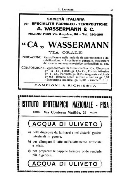 Il lattante periodico mensile di fisiopatologia, igiene e difesa sociale del bambino nel primo biennio di vita