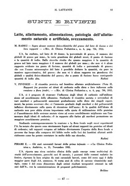 Il lattante periodico mensile di fisiopatologia, igiene e difesa sociale del bambino nel primo biennio di vita