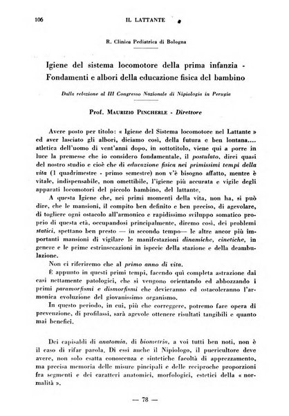 Il lattante periodico mensile di fisiopatologia, igiene e difesa sociale del bambino nel primo biennio di vita