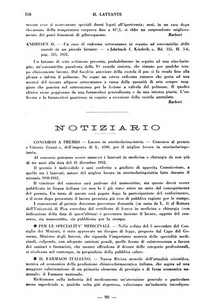 Il lattante periodico mensile di fisiopatologia, igiene e difesa sociale del bambino nel primo biennio di vita