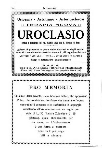 Il lattante periodico mensile di fisiopatologia, igiene e difesa sociale del bambino nel primo biennio di vita