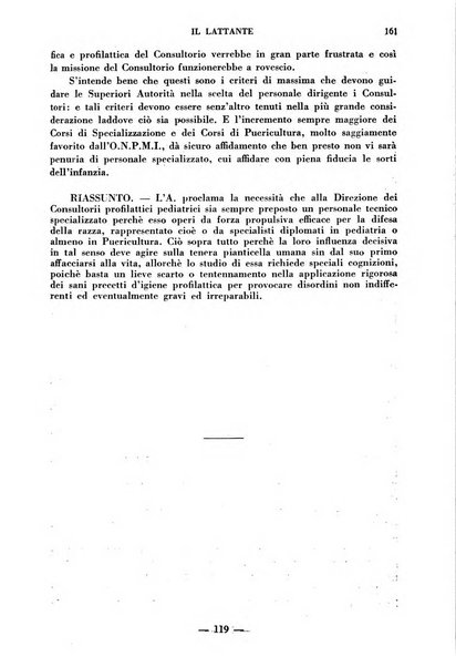 Il lattante periodico mensile di fisiopatologia, igiene e difesa sociale del bambino nel primo biennio di vita