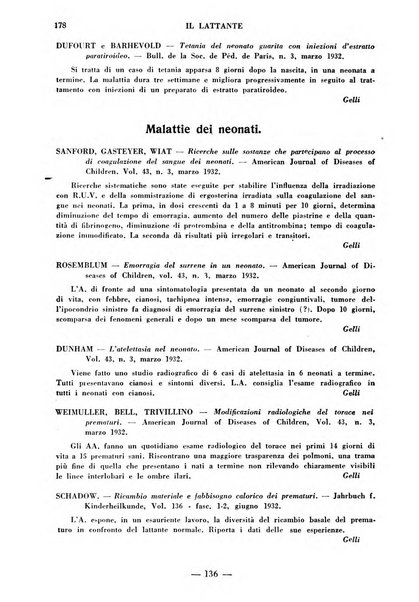 Il lattante periodico mensile di fisiopatologia, igiene e difesa sociale del bambino nel primo biennio di vita