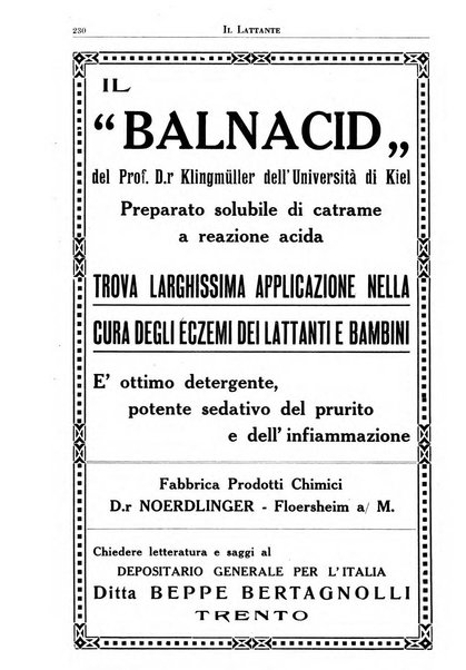 Il lattante periodico mensile di fisiopatologia, igiene e difesa sociale del bambino nel primo biennio di vita