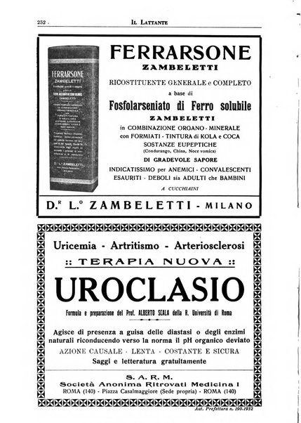 Il lattante periodico mensile di fisiopatologia, igiene e difesa sociale del bambino nel primo biennio di vita