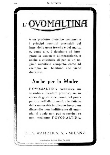 Il lattante periodico mensile di fisiopatologia, igiene e difesa sociale del bambino nel primo biennio di vita