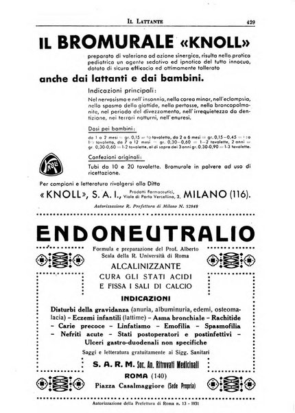 Il lattante periodico mensile di fisiopatologia, igiene e difesa sociale del bambino nel primo biennio di vita