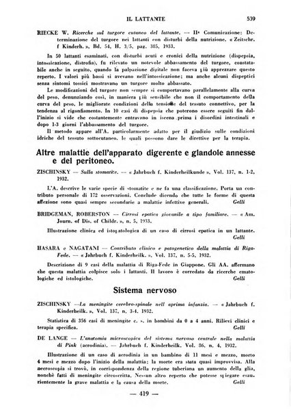 Il lattante periodico mensile di fisiopatologia, igiene e difesa sociale del bambino nel primo biennio di vita