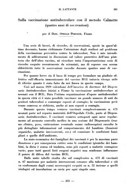 Il lattante periodico mensile di fisiopatologia, igiene e difesa sociale del bambino nel primo biennio di vita