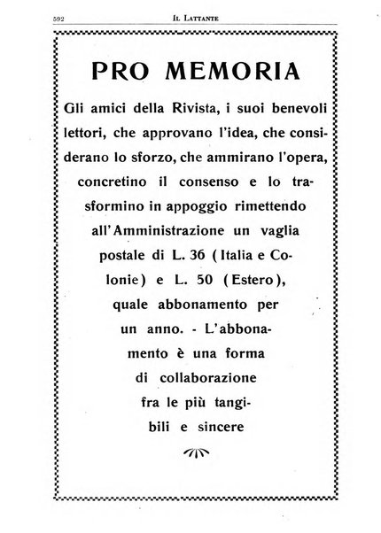 Il lattante periodico mensile di fisiopatologia, igiene e difesa sociale del bambino nel primo biennio di vita