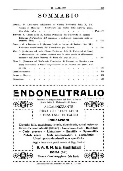 Il lattante periodico mensile di fisiopatologia, igiene e difesa sociale del bambino nel primo biennio di vita