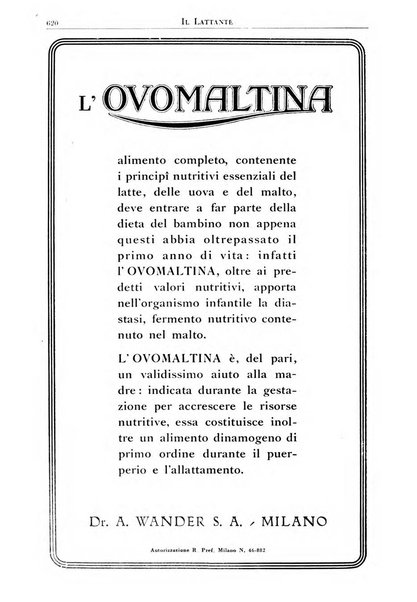 Il lattante periodico mensile di fisiopatologia, igiene e difesa sociale del bambino nel primo biennio di vita