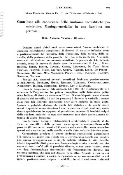 Il lattante periodico mensile di fisiopatologia, igiene e difesa sociale del bambino nel primo biennio di vita