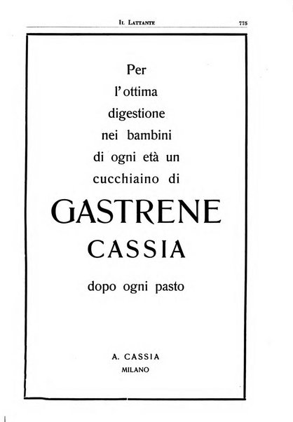 Il lattante periodico mensile di fisiopatologia, igiene e difesa sociale del bambino nel primo biennio di vita