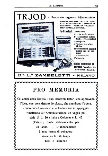 Il lattante periodico mensile di fisiopatologia, igiene e difesa sociale del bambino nel primo biennio di vita