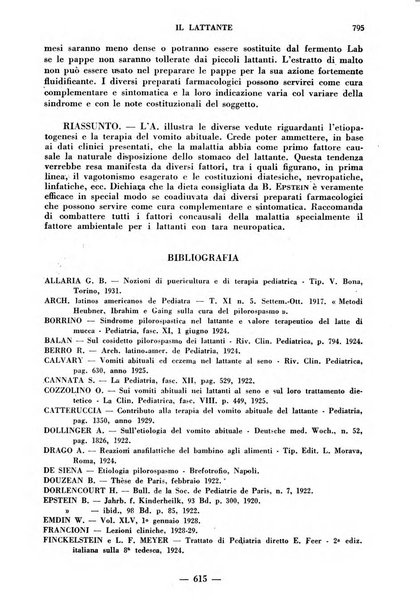 Il lattante periodico mensile di fisiopatologia, igiene e difesa sociale del bambino nel primo biennio di vita