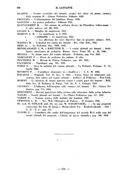 Il lattante periodico mensile di fisiopatologia, igiene e difesa sociale del bambino nel primo biennio di vita